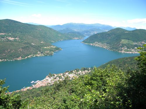 Lago di Lugano da Monte Grumello